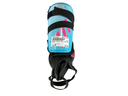 Vist Large View of Product Image Which is Used Adidas Soccer Shin Guards Junior Royal Blue MD