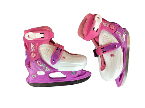 Used DISNEY PRINCESS Girls Softboot Skate Pink Adjustable