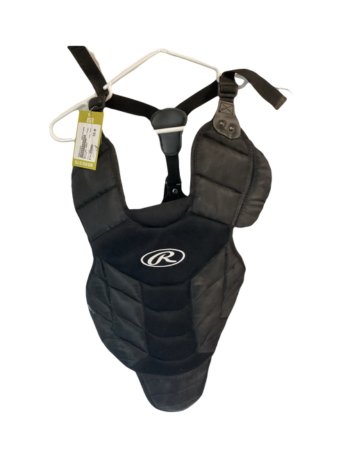Vist Large View of Product Image Which is Used Rawlings CHEST Catchers Chest Protector Black Intermed 11642-S000131227