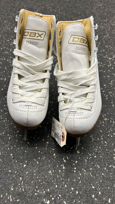 Vist Large View of Product Image Which is Used DBX CLASSIC Girls Figure Skate White Youth 10.0 11162-S000432031