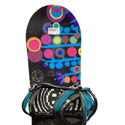 Used Burton FEATHER Womens Board/Bindings Black 144 cm 11816-S000271824