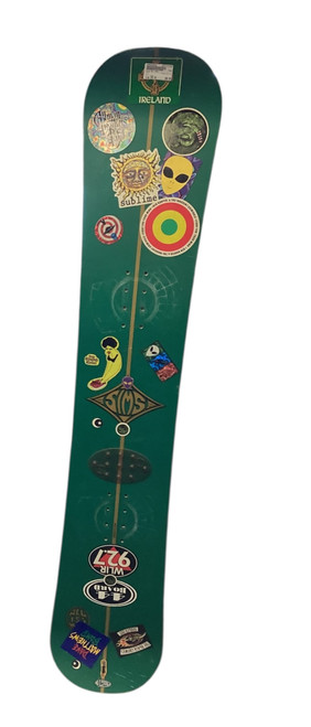 Used Sims ALL MTN Mens Snowboard Only Green 155 cm 11845-S000030945