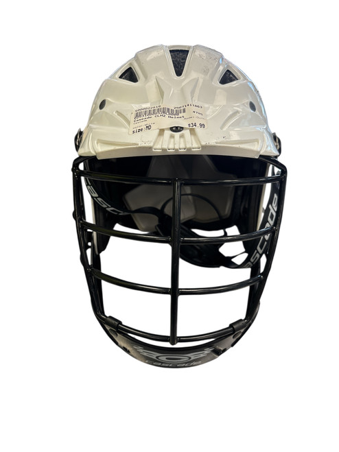 Vist Large View of Product Image Which is Used Cascade CLH2 Lacrosse Helmet White MD
