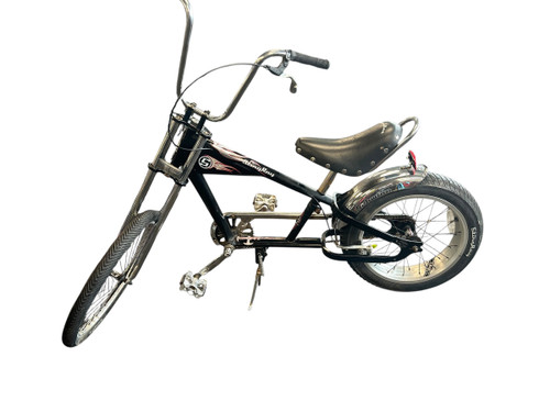 Used Schwinn STINGRAY ORANGE COUNTY CHOPPER Cruiser Bike Mens Black 43-47cm - 17-18" - MD Frame 11845-S000030951
