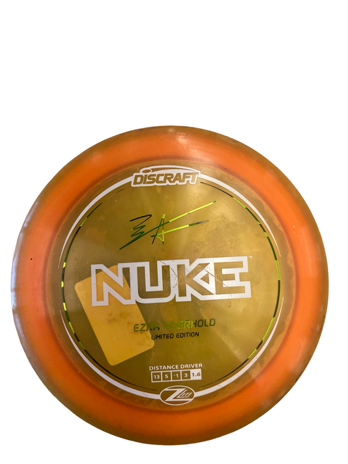 Used Discraft NUKE Z Disc Golf Driver Orange 11682-S000117836