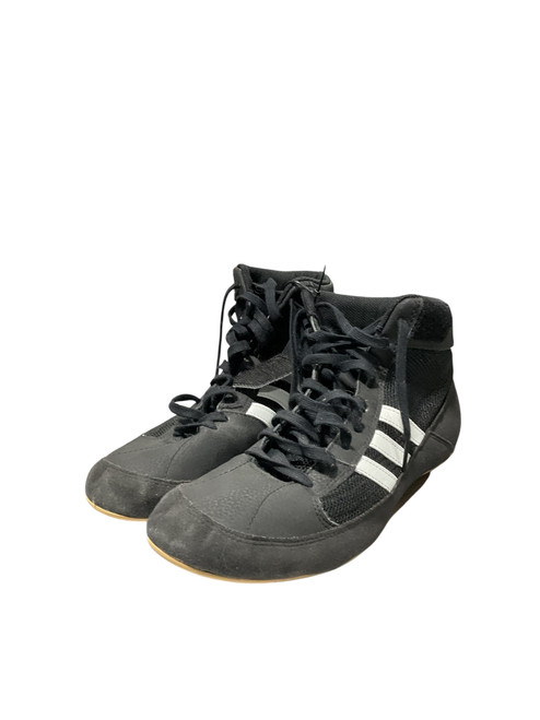 Vist Large View of Product Image Which is Used Adidas Wrestling Shoes Black Senior 10 11834-S000037567