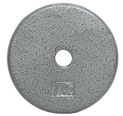 Vist Large View of Product Image Which is TROY BARBELL REGULAR GRAY PLATE 7.5LB