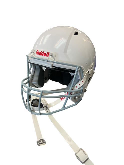 Used Riddell VICTOR 1 FB Helmet White SM 10874-S000255225