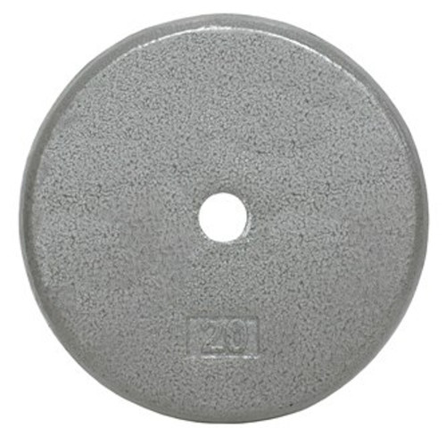 Vist Large View of Product Image Which is TROY BARBELL REGULAR GRAY PLATE 20LB