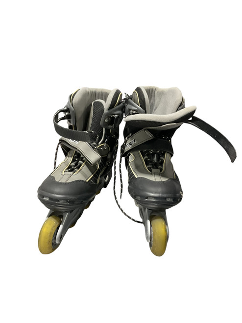 Vist Large View of Product Image Which is Used Chicago ROLLER SKATES AIR FLEX Senior Rec Fitness Skates Black Senior 10