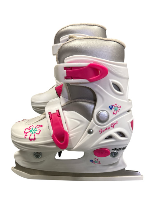 Vist Large View of Product Image Which is Used American Athletic PARTY GIRL Girls Figure Skate White Adjustable 11732-S000355372