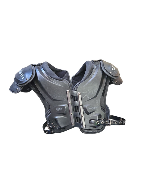 Used Xenith ADULT VELOCITY PRO LITE FB Shoulder Pads Black LG 11617-S000328139