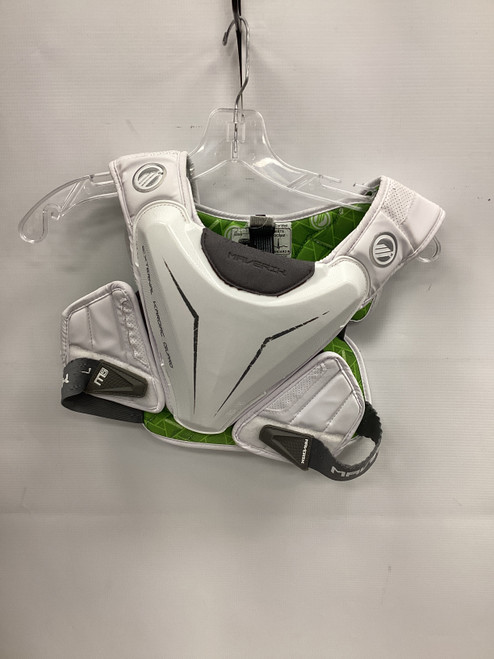 Vist Large View of Product Image Which is Used Maverik LINER Lacrosse Shoulder Pads White MD 11851-S000034675