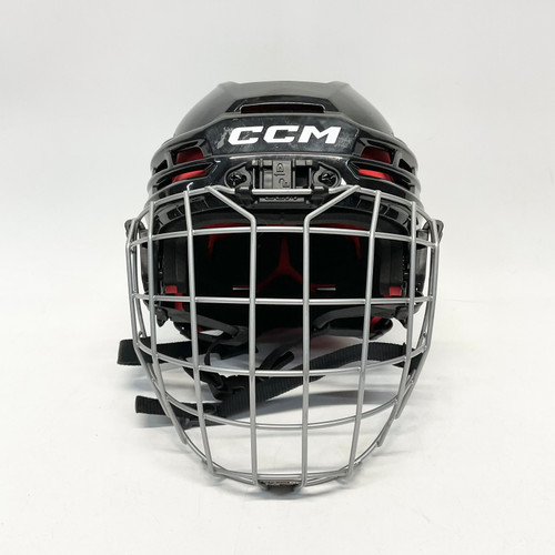 Vist Large View of Product Image Which is Used CCM TACKS 70 YT Helmet Cage Combo Black One Size 11805-S000064169