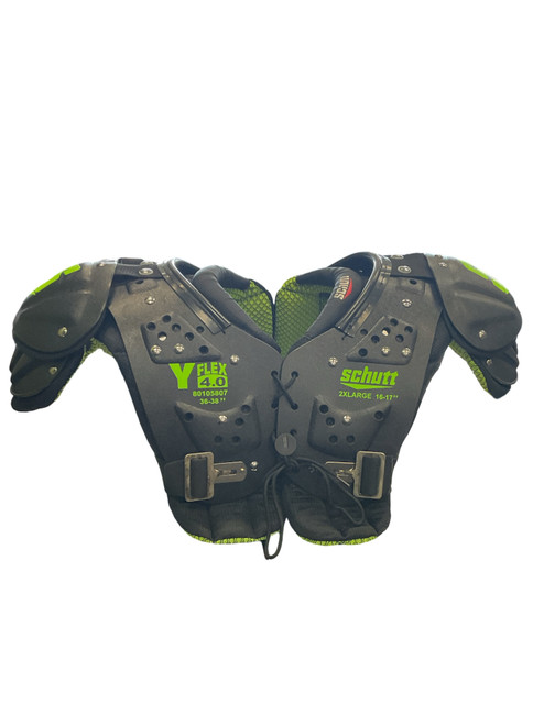Schutt Y FLEX FB Shoulder Pads Black 2X