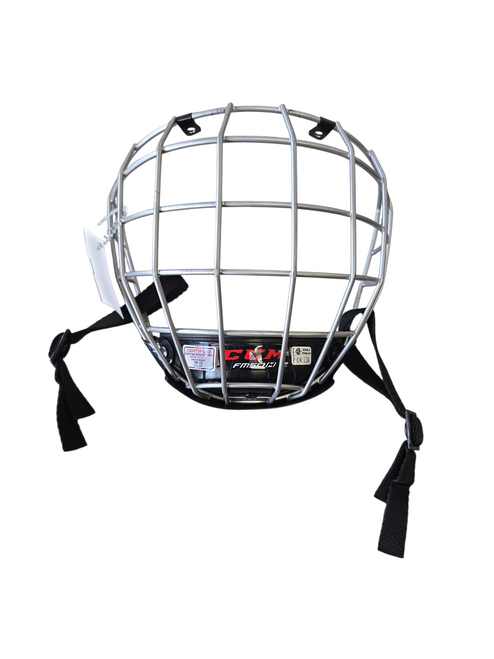 Vist Large View of Product Image Which is Used CCM FM50 Hockey Wire Mask Grey MD