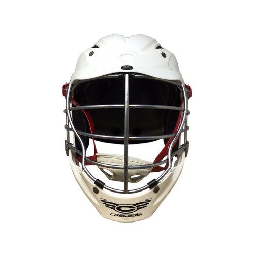 Used Cascade CPXR ADJ Lacrosse Helmet White One Size