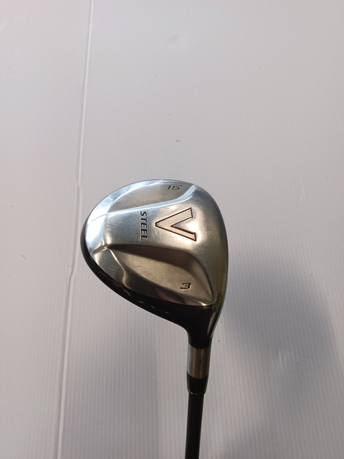 Used Taylormade V STEEL Mens Fairway Wood RH 3 Wood 11779-S000196814