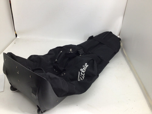 Used Titleist CLUB GLOVE WHEELED TRAVELER BAG Travel Bag Black 11752-S000067315