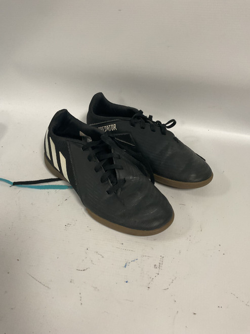 Vist Large View of Product Image Which is Used Adidas Soccer Indoor Shoes Black Senior 6