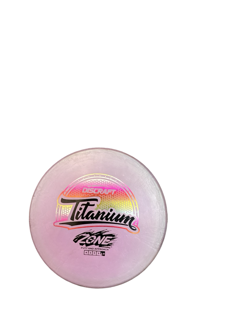 Used Discraft TITANIUM ZONE Disc Golf Putter Purple 11649-S000147189