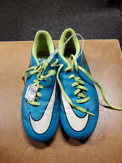 Vist Large View of Product Image Which is Used Nike Soccer Cleats Royal Blue Senior 6