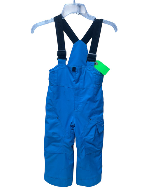 Vist Large View of Product Image Which is Used Obermeyer I-GROW Snow Bibs Teal Youth Size 4