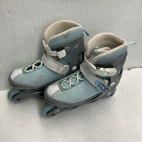 Used VFX ABEC 3 Junior Roller Quad Skates Grey Adjustable 11762-S000066064