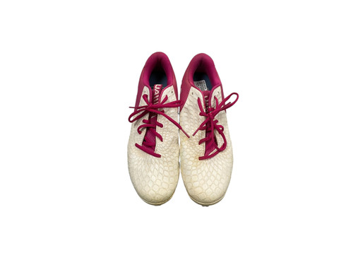 Used Under Armour Adult FB Cleats White Senior 10