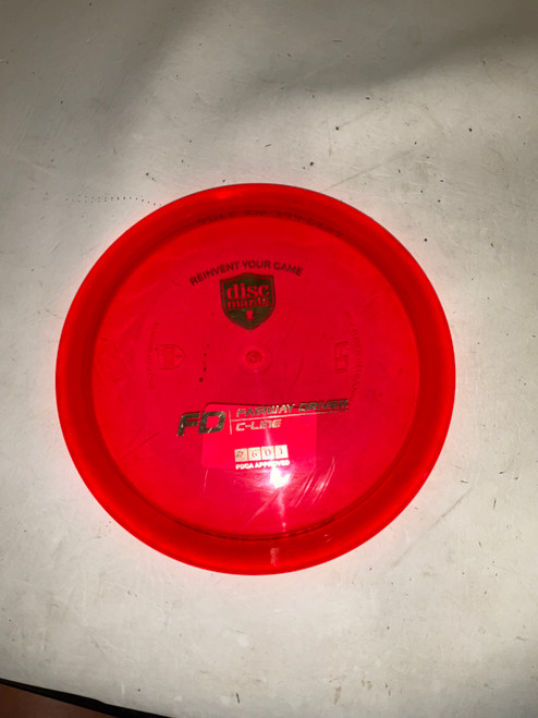 Used Discmania FD C-LINE Disc Golf Driver Red 11790-S000046726