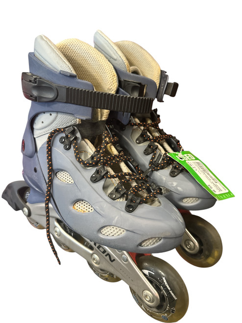 Vist Large View of Product Image Which is Used Salomon COMPOSITE ENERGIZER INLINE SKATES Senior Rec Fitness Skates Navy Blue Senior 7