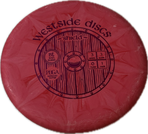 Used Westside SHIELD Disc Golf Putter Red 11894-S000030078