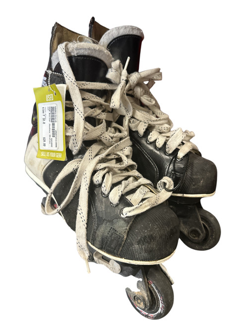 Vist Large View of Product Image Which is Used CCM Roller Hockey Skates Black Youth 10.0 11906-S000173114