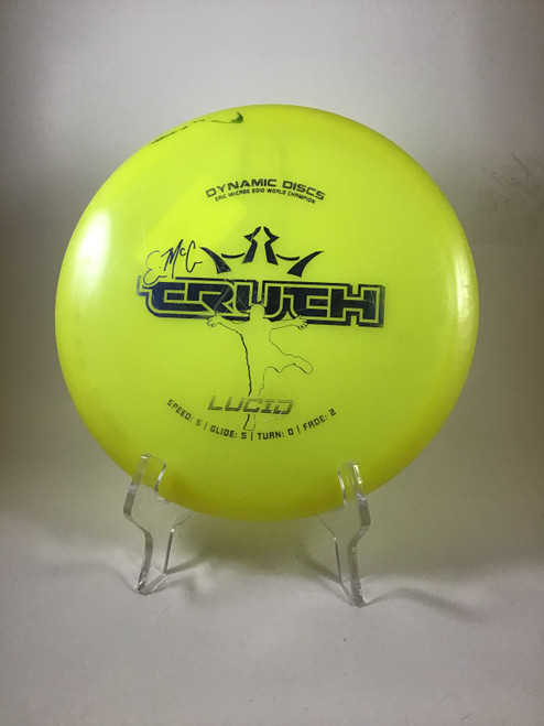 Used Dynamic Discs LUCID EMAC TRUTH Disc Golf Mid Range Yellow 174g 10105-S000286705