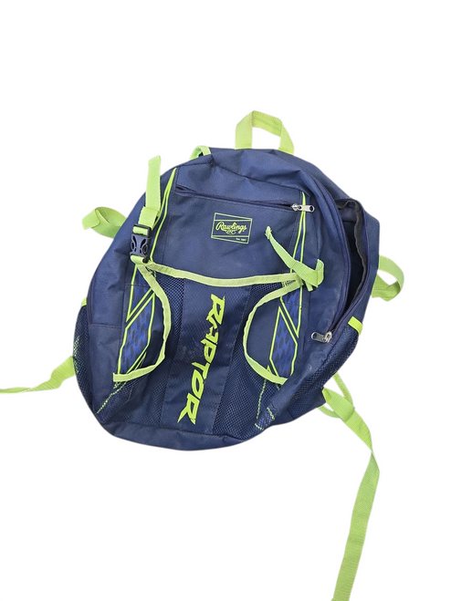 Used Rawlings BACKPACK BB/SB Player Backpack Navy Blue 11617-S000328163