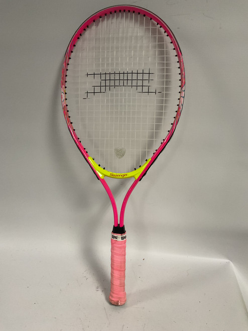 Vist Large View of Product Image Which is Used Slazenger RACQUET Junior Tennis Racquet Pink 25"