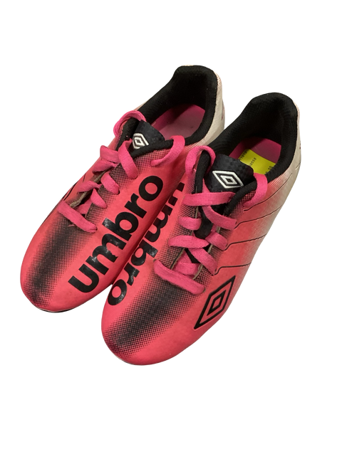 Used Umbro Soccer Cleats Pink Junior 01 11613-S000163806