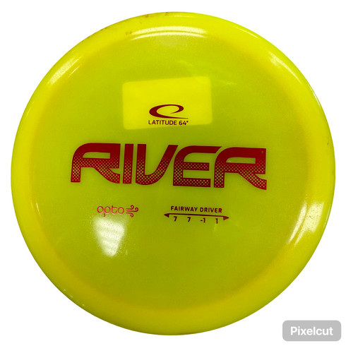 Used Latitude 64 RIVER OPTO Disc Golf Driver Yellow 11794-S000263262