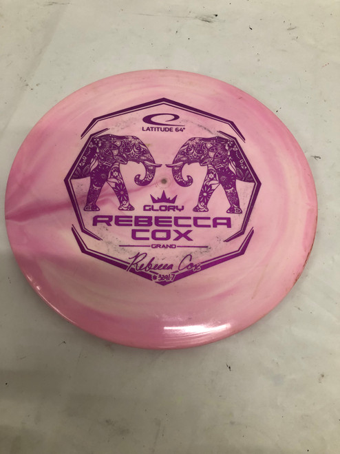 Used Latitude 64 GRAND GLORY REBECCA COX Disc Golf Mid Range Pink 11668-S000110508