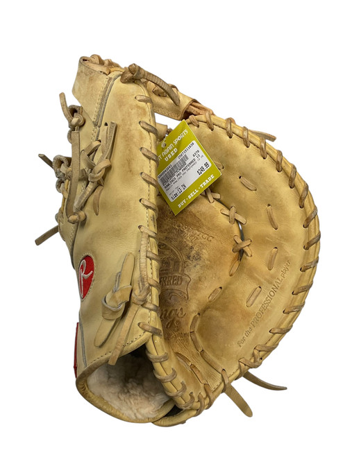 Vist Large View of Product Image Which is Used Rawlings RAWLINGS PRO PREFERRED 13 IN FIRST BASE BB/SB First Base RH Throw Tan 13"