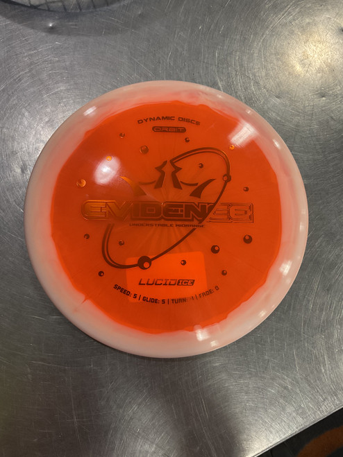 Used Dynamic Discs EVADER LUCID Disc Golf Driver Yellow 11614-S000217320