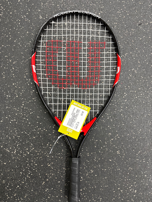 Used Wilson ROGER FEDERER JUNIOR Junior Tennis Racquet Black 21" 10558-S000238730