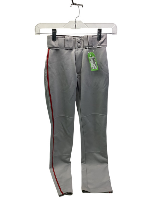 Vist Large View of Product Image Which is Used Easton BASEBALL PANTS GRAY/RED BB/SB Pant Boys Grey And Red SM 11347-S000251170