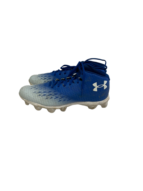 Used Under Armour Spotligh Franchise RM Mens 10 Royal Blue Football Cleats 11692-S000138785