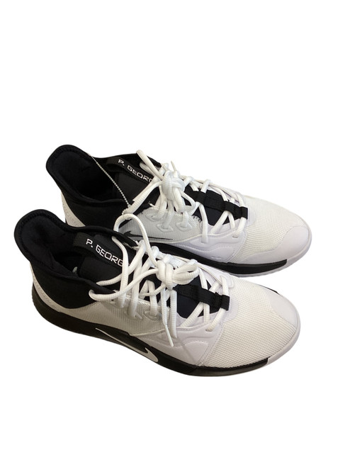 Used Nike NIKE PG 3 TB PROMO Basketball Shoes M White Senior 9 11884-S000048856