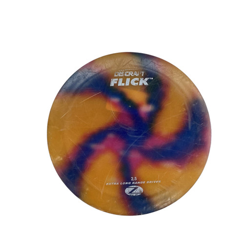 DISCRAFT FLICK ZLINE Disc Golf Driver Orange Used 11772-S000278375