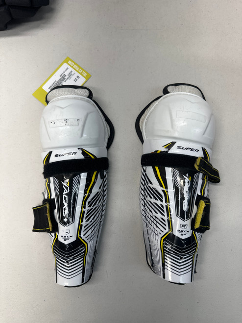 Used CCM TACKS Junior Shin Guards White 9" 11835-S000196548