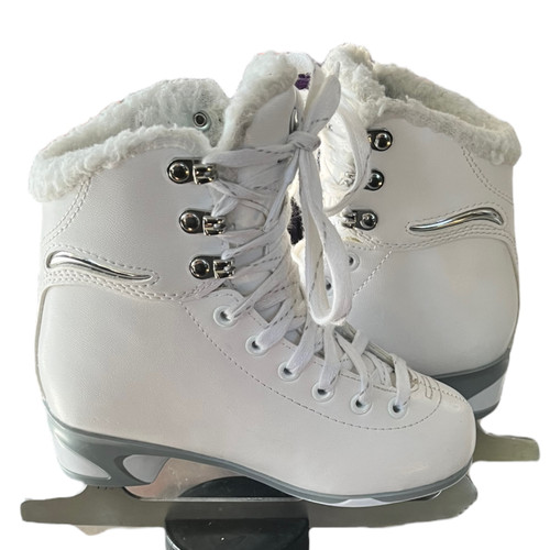 Used Jackson SOFT SKATE Girls Figure Skate White Youth 13.0 11820-S000043526