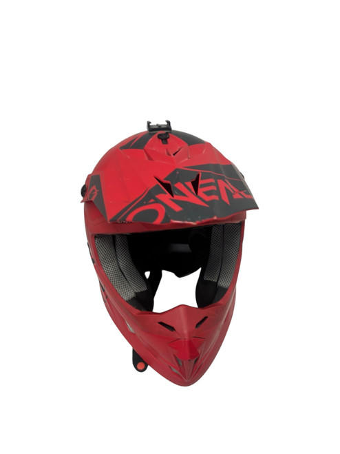 Used O'Neill FIVE SERIES ENJOY THE RIDE Adult Motocross Helmet Red MD mfg 2018 11731-S000143456