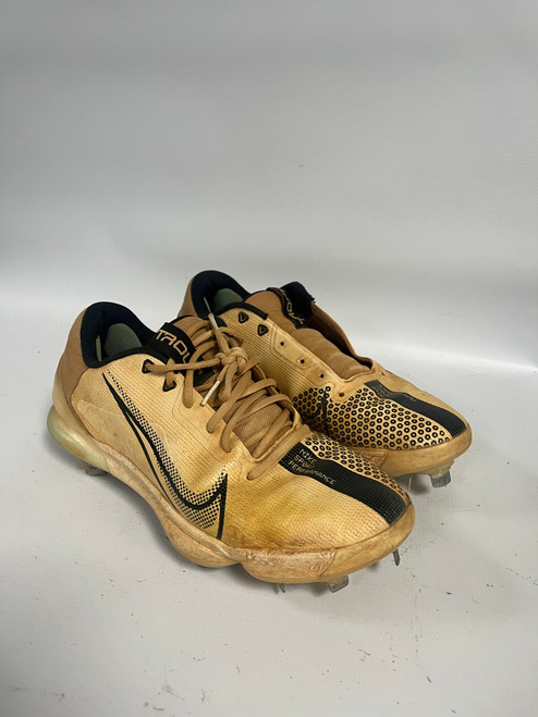 Vist Large View of Product Image Which is Used Nike TROUT BB/SB Cleats White Senior 10.5